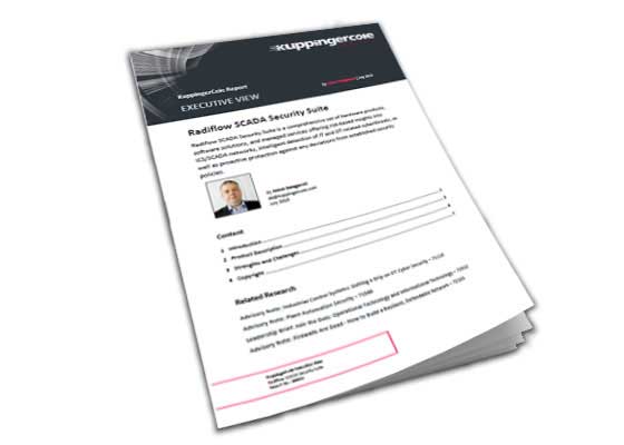 Report: KuppingerCole Executive View of SCADA Security by Radiflow