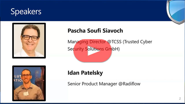 TCSS-Radiflow Webinar: Current State of Players, TTPs and Best Practices